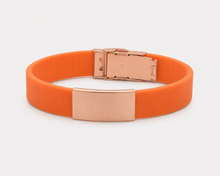 Load image into Gallery viewer, Personalized Silicone Medical ID Bracelet | Engraved Hypoallergenic Wristband
