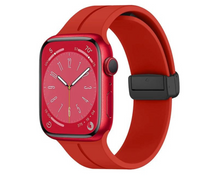 Load image into Gallery viewer, Apple Watch Red Band Personalized 38mm 40mm 41mm 42mm 44mm 45mm 49mm, Band iWach Series 9 8 7-1 Silicone Apple Watch
