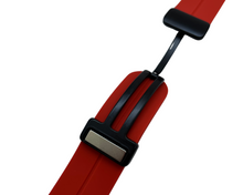 Load image into Gallery viewer, Apple Watch Red Band Personalized 38mm 40mm 41mm 42mm 44mm 45mm 49mm, Band iWach Series 9 8 7-1 Silicone Apple Watch
