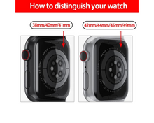 Load image into Gallery viewer, Apple Watch Black Band Personalized 38mm 40mm 41mm 42mm 44mm 45mm 49mm,  Band iWatch Series 9 8 7-1, Silicone Apple Band
