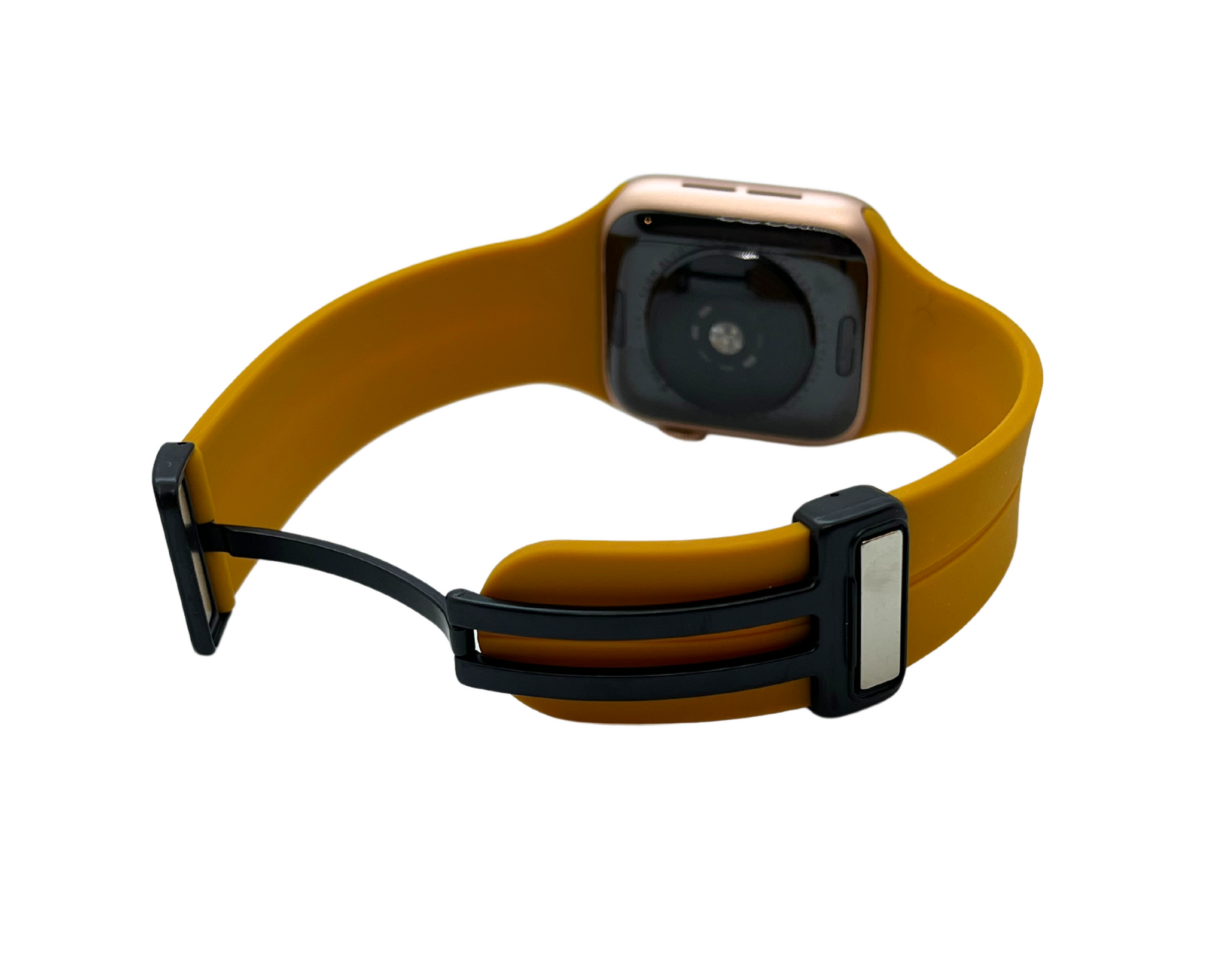腕時計用ベルト・バンド LLOYD Apple Watch 38-42mm compatible yellow premium leather Apple Watch Yellow Band Personalized 38mm, 40mm 41mm 42mm