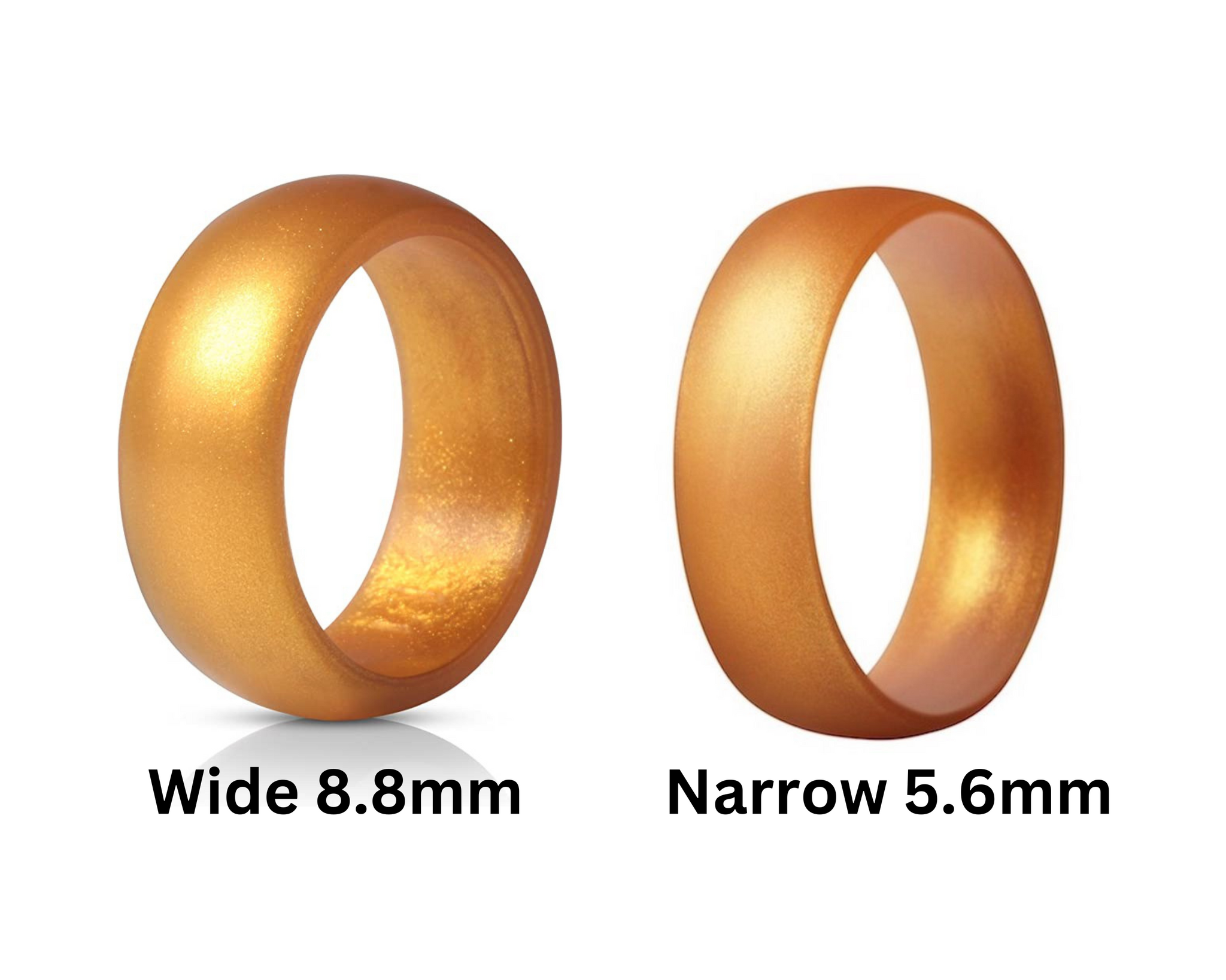 Silicone online gold ring