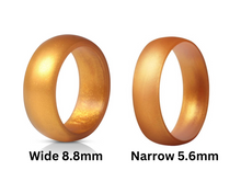 Load image into Gallery viewer, Gold Silicone Ring
