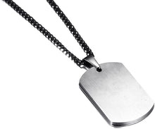 Charger l&#39;image dans la galerie, Medical Alert Dog Tag Necklace For Men, Medical Alert Dog Tag Necklace For Women, Dog Tag Necklace Personalized.
