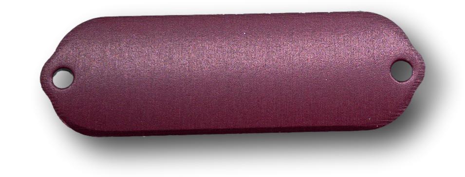 Shop Aluminum Rectangular Nameplate | My Custom ID™