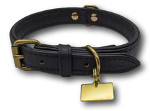 Load image into Gallery viewer, Dog Tag, Brass ID tags, Rectangular Dog Tag Personalized.
