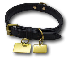 Load image into Gallery viewer, Dog Tag, Brass ID tags, Rectangular Dog Tag Personalized.
