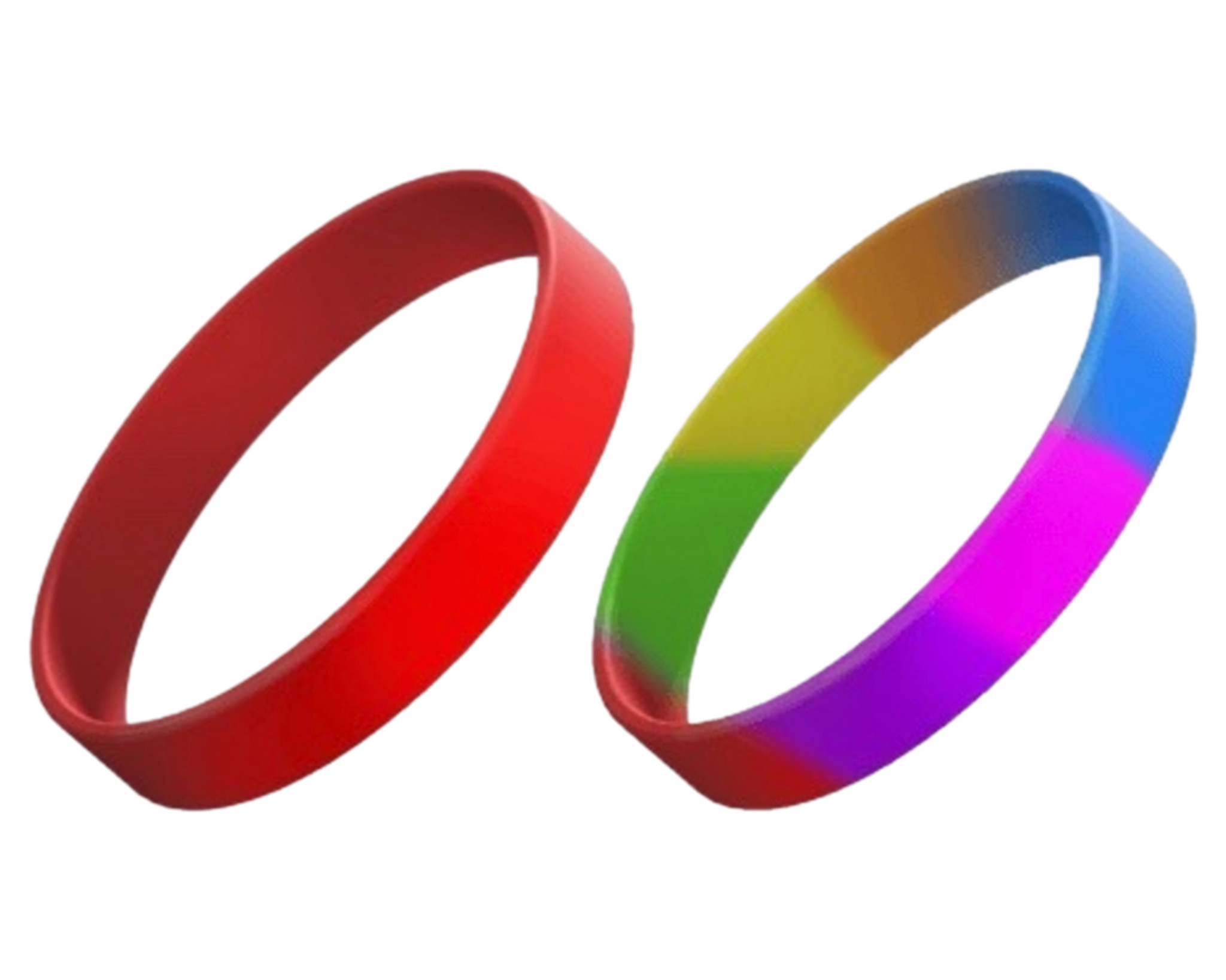 Wide rubber best sale bracelets