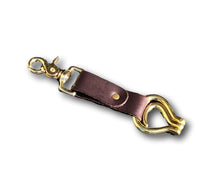 Load image into Gallery viewer, Hoof Pick, Brass, Folding, Leather Fob. freeshipping - My Custom ID
