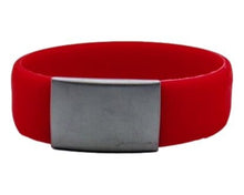 Load image into Gallery viewer, Silicone Stretch ID Bracelet 18MM freeshipping - My Custom ID
